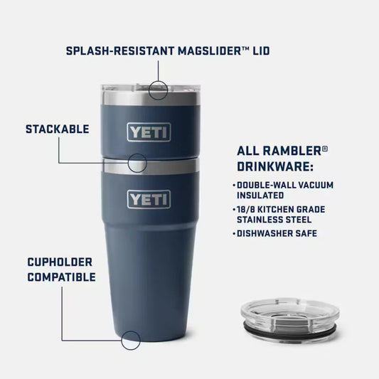 Rambler® 20 OZ Stackable Cup With Magslider™ Lid