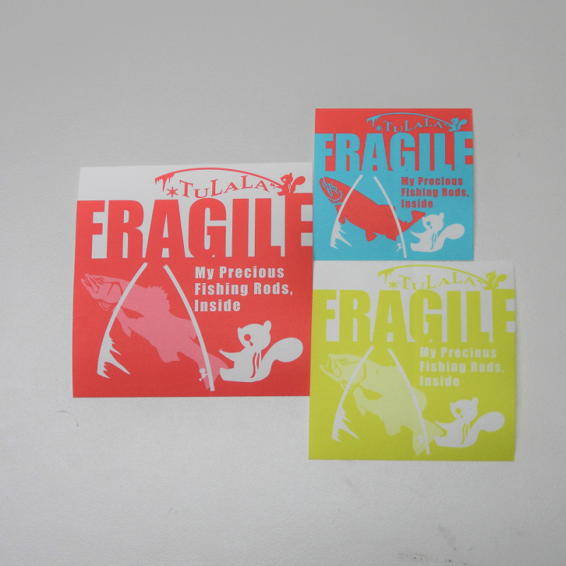 TULALA Fragile Sticker Set