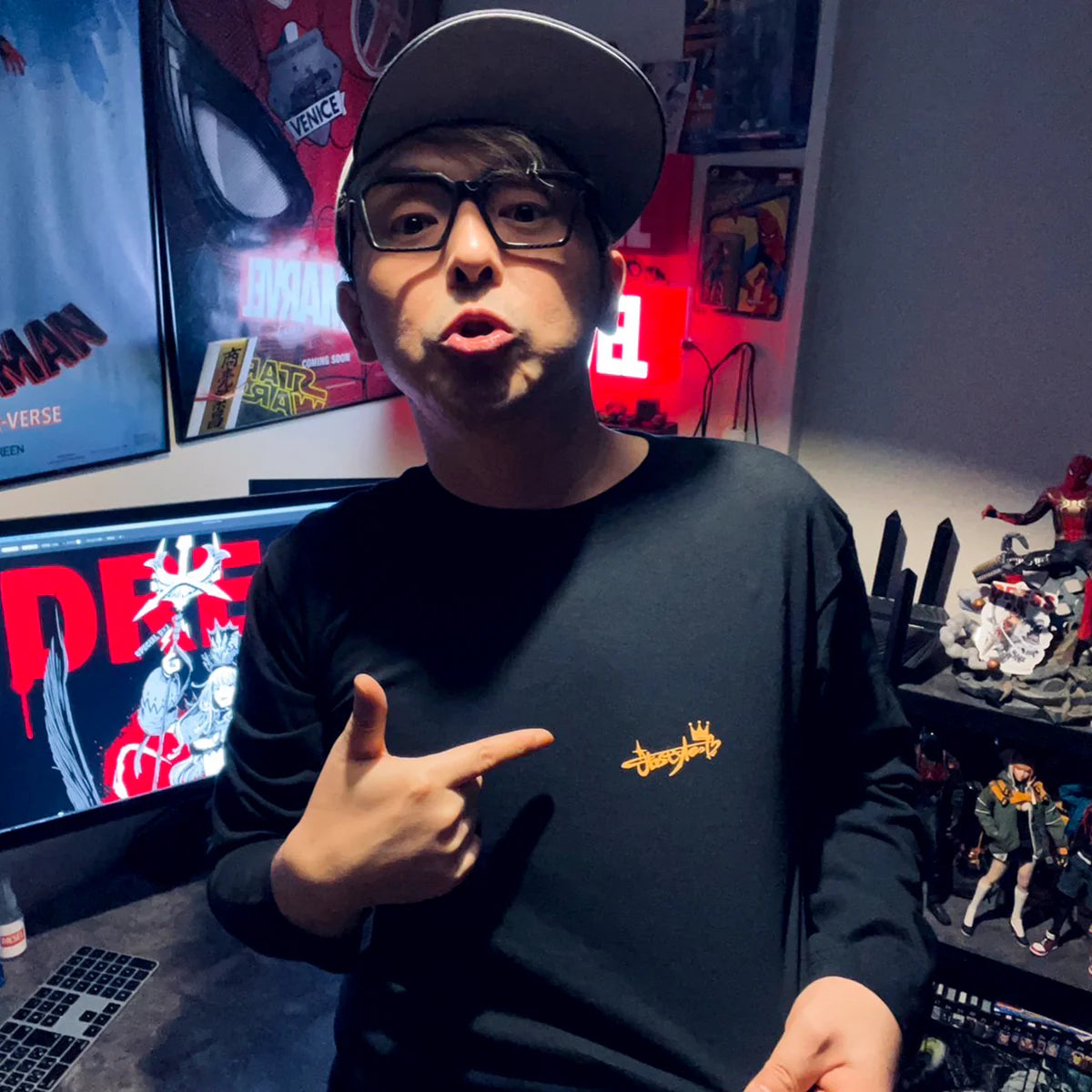 jbstyle. × DRESS collab original design long T-shirt