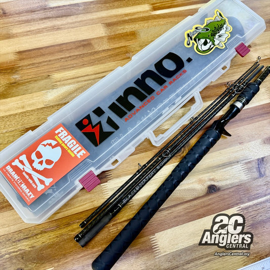 Black Serpent BS-C664MH-TR (USED, 9/10) with rod sleeve, meiho case)