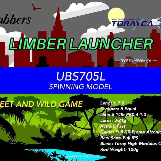 UBS-705L Urban Beats Limber Launcher SP (6-14lb) 5pc
