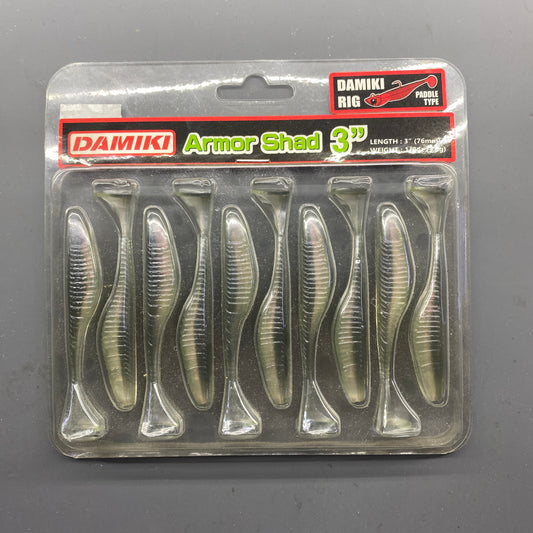 Damiki Armour Shad Paddle 3 inch