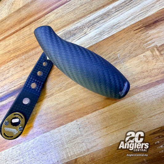 RC-SJ 85-95mm Carbon Jigging Handle (M8) (USED, like new)