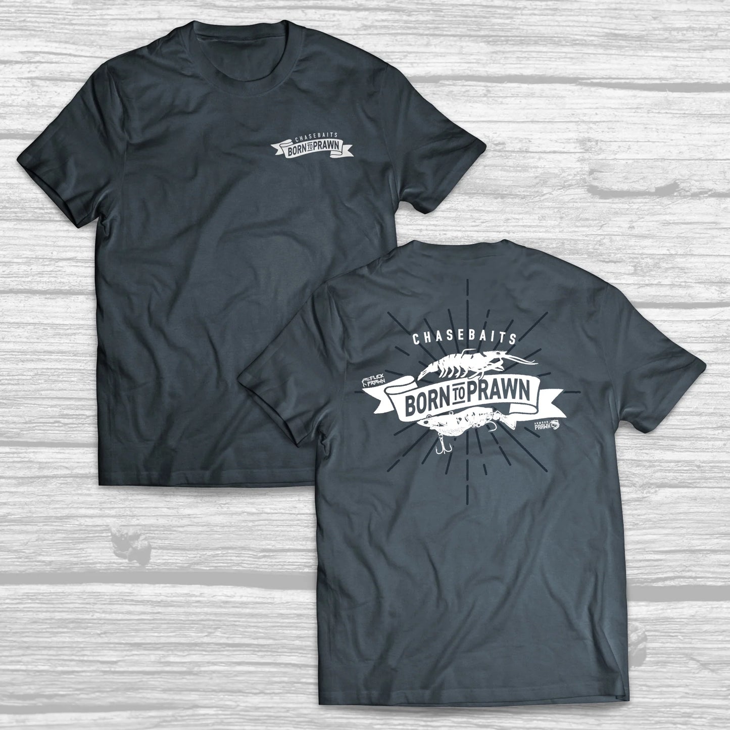 Born to Prawn T-Shirt (Petrol)