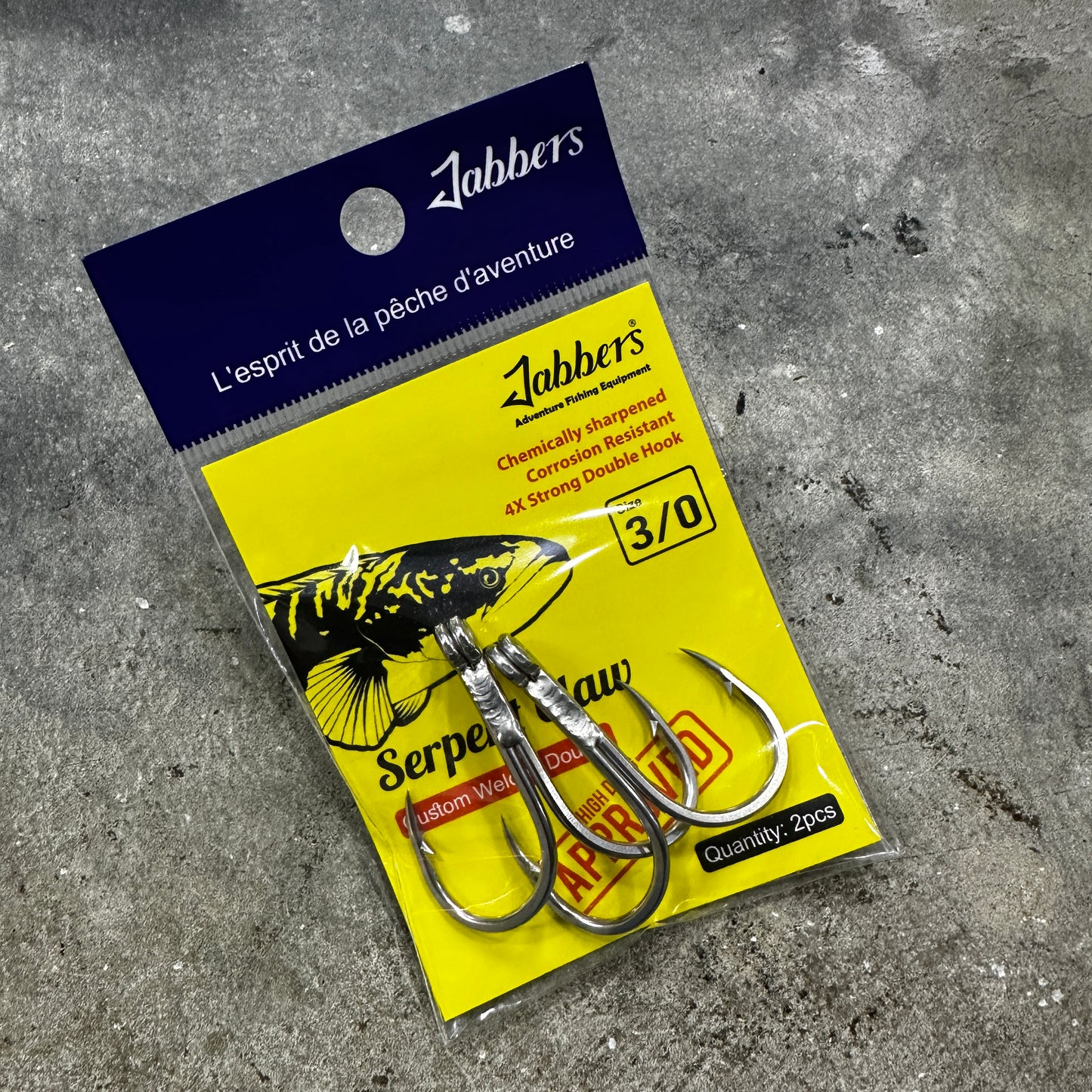 SCD Serpent Claw Double Hook 3/0