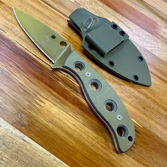 Mule Team™ San Mai MT32P SRS13/SUS405 (with custom G-10 handle & sheath)
