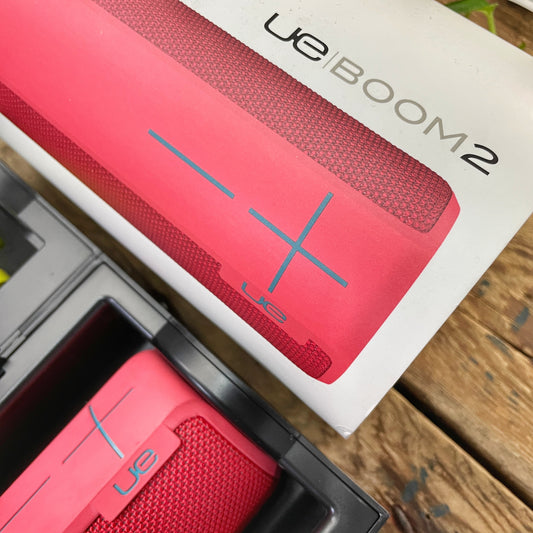 UE Boom2 (USED, 9.5/10) with complete box, cable, & adapters