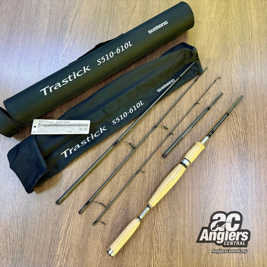 【SHIMANO】Trastic S510-610L Trastick S510-610L 4-12lb (USED, like new) with rod bag & hard