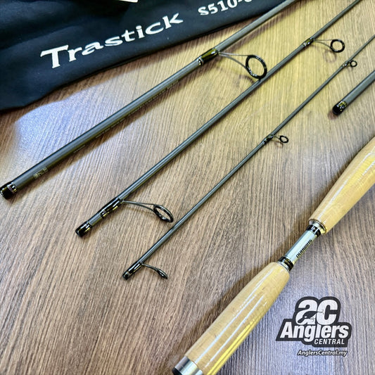 Trastick S510-610L 4-12lb (USED, like new) with rod bag & hard case