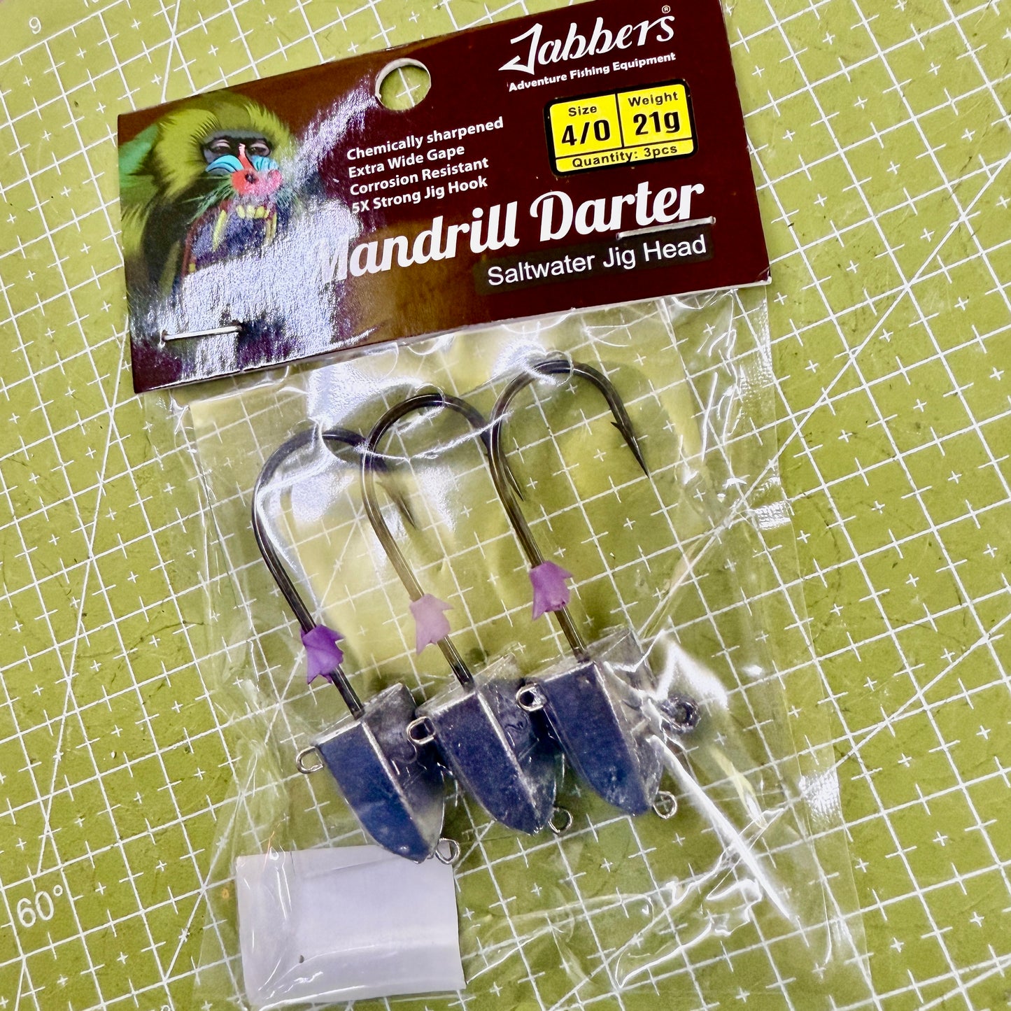 Mandrill Jighead (5x)