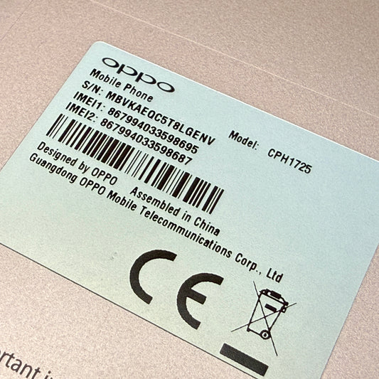 A73 3/32GB (USED, 8.5/10) with box, charger, cable, earphones