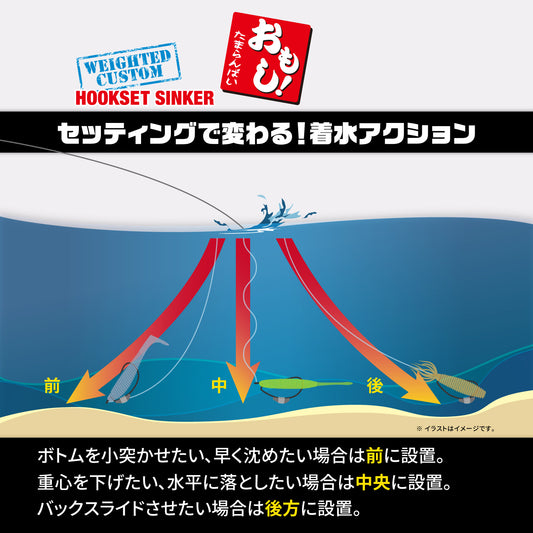Hook Set Sinker Omoshi