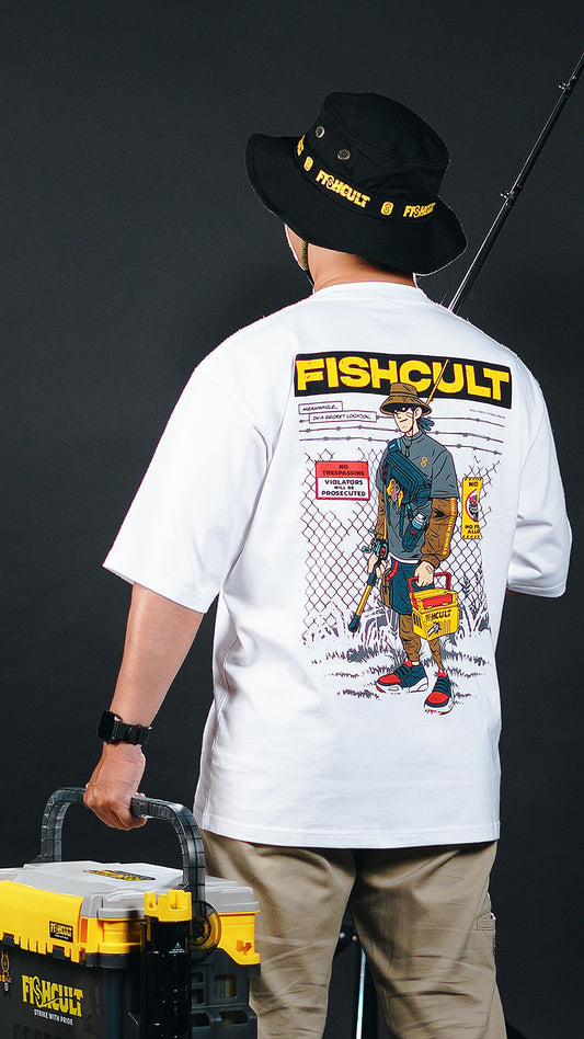 Outlaw Angler TShirt (White)