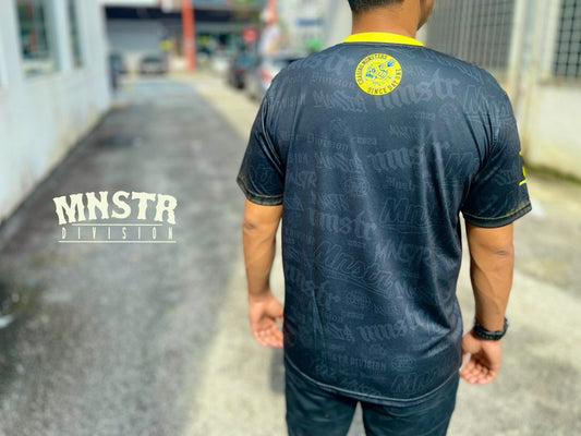 23 MNSTR Division Short Sleeve Jersey (Black Yellow)