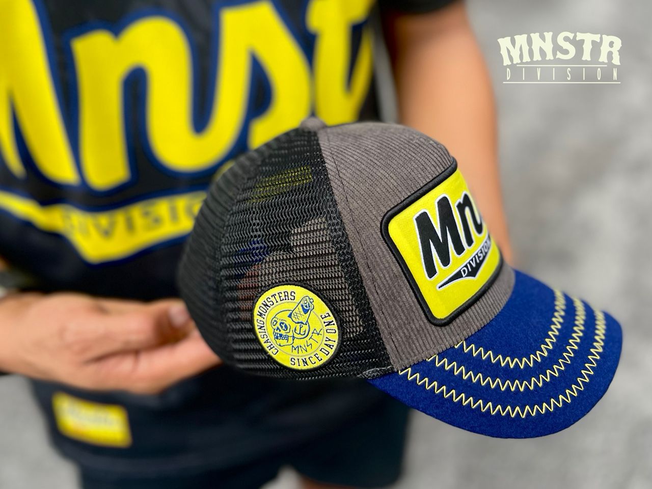 23 MNSTR Division Since Day One Trucker Cap (Corduroy Grey)