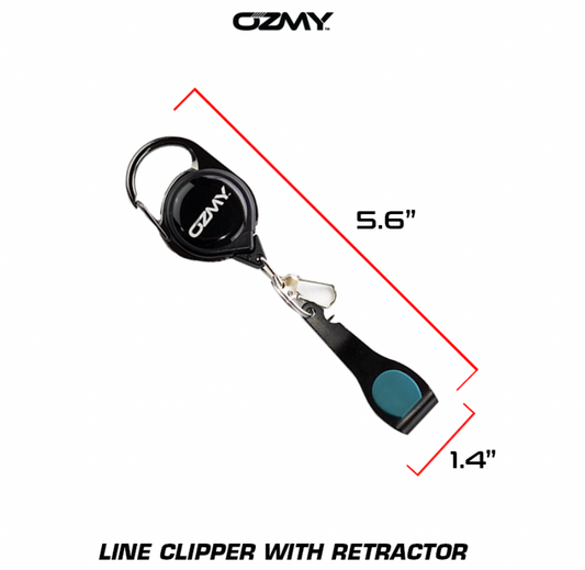 Line clipper with retractor