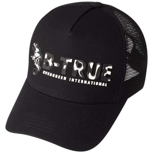 B-TRUE Rubber Logo Mesh Cap