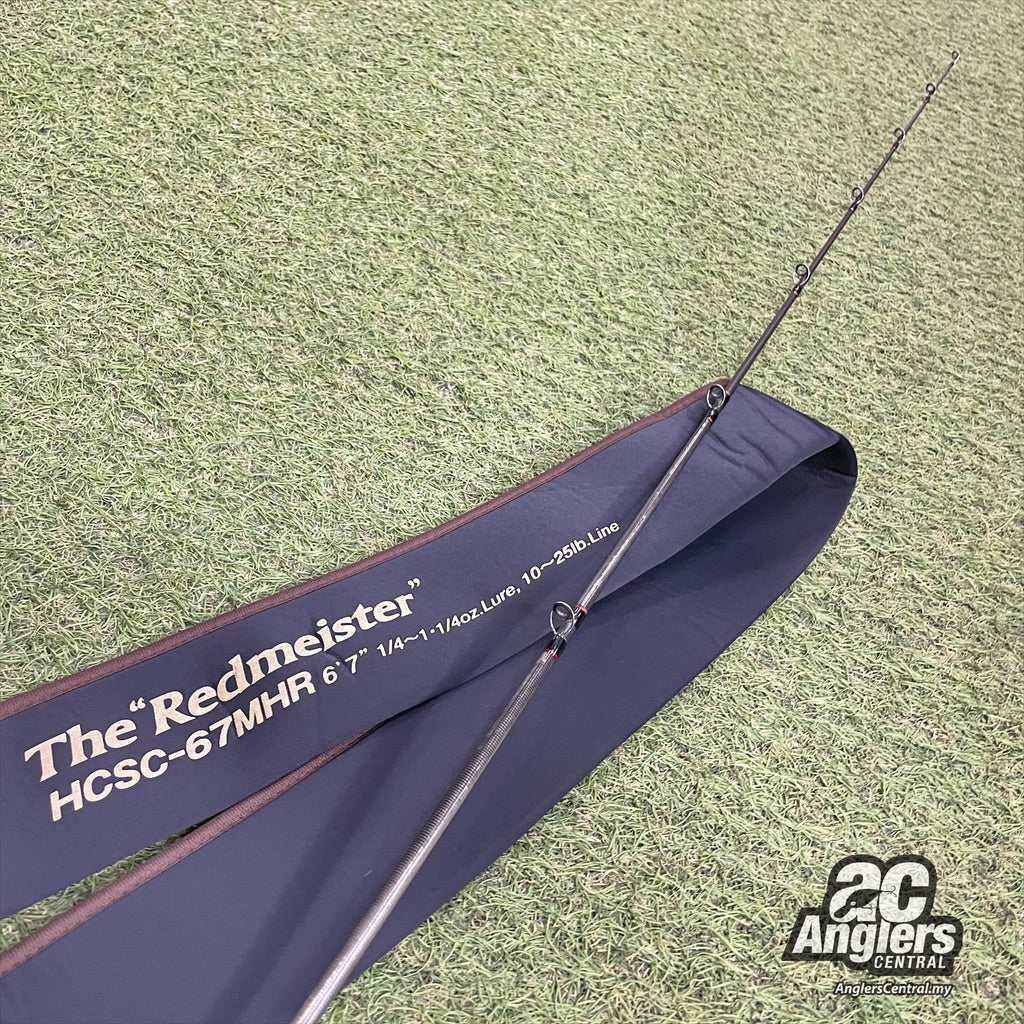 Heracles The Redmeister HCSC-67MHR 10-25lb (USED, 9/10) with rod bag/sleeve
