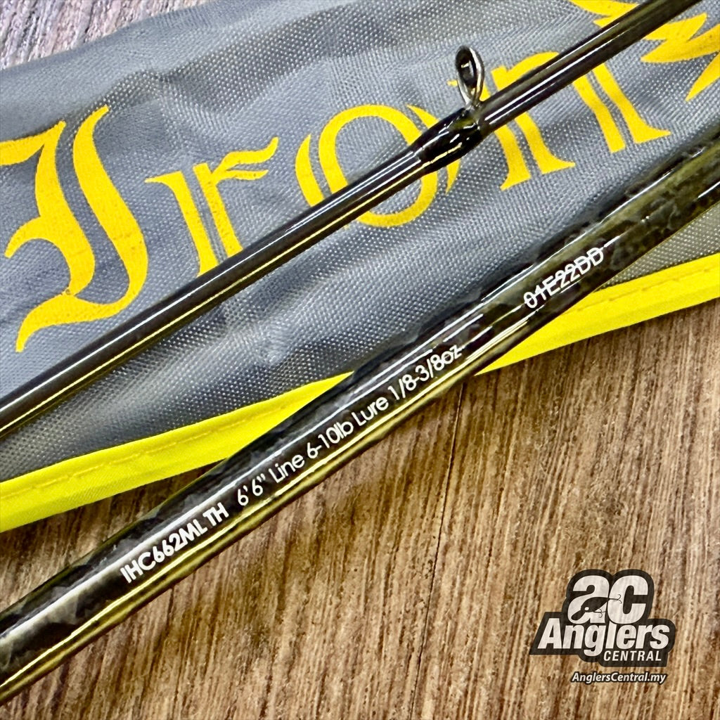 Iron Hawk Scout IHC662ML TH 6-10lb (USED, 9.5/10) with rod sleeve/bag