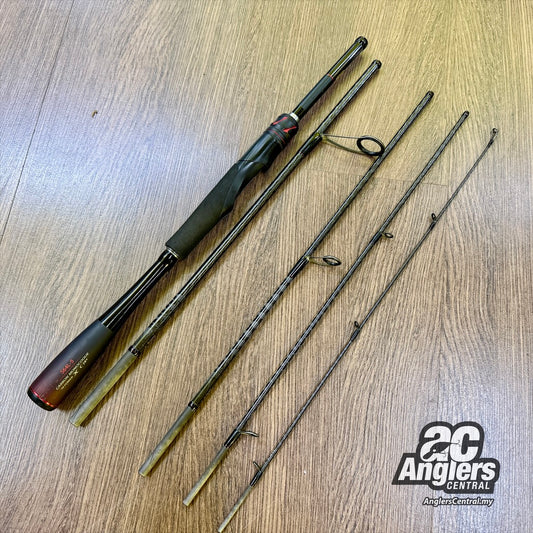 21 Zodias Pack S64L-5 5pc Spin Travel 3-6lb (USED, 9/10) without bag/sleeve