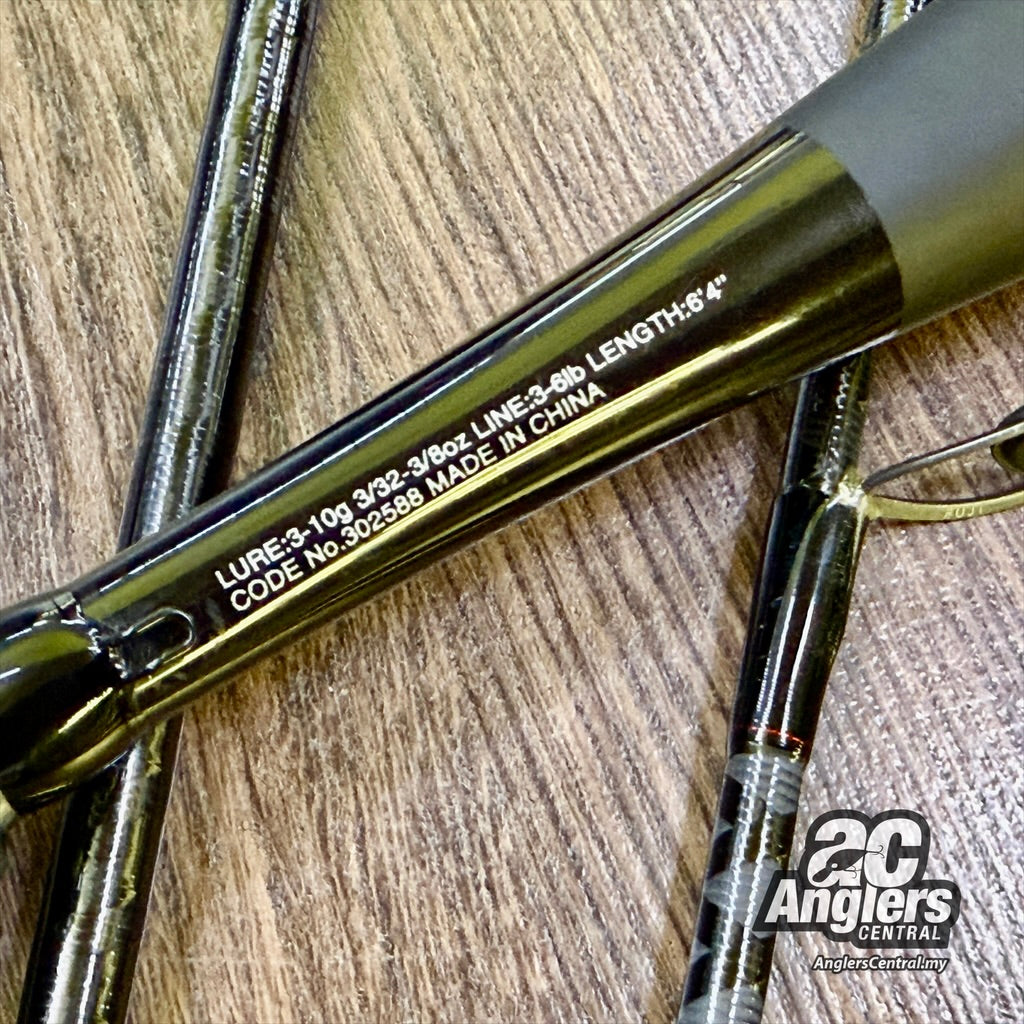 21 Zodias Pack S64L-5 5pc Spin Travel 3-6lb (USED, 9/10) without bag/sleeve