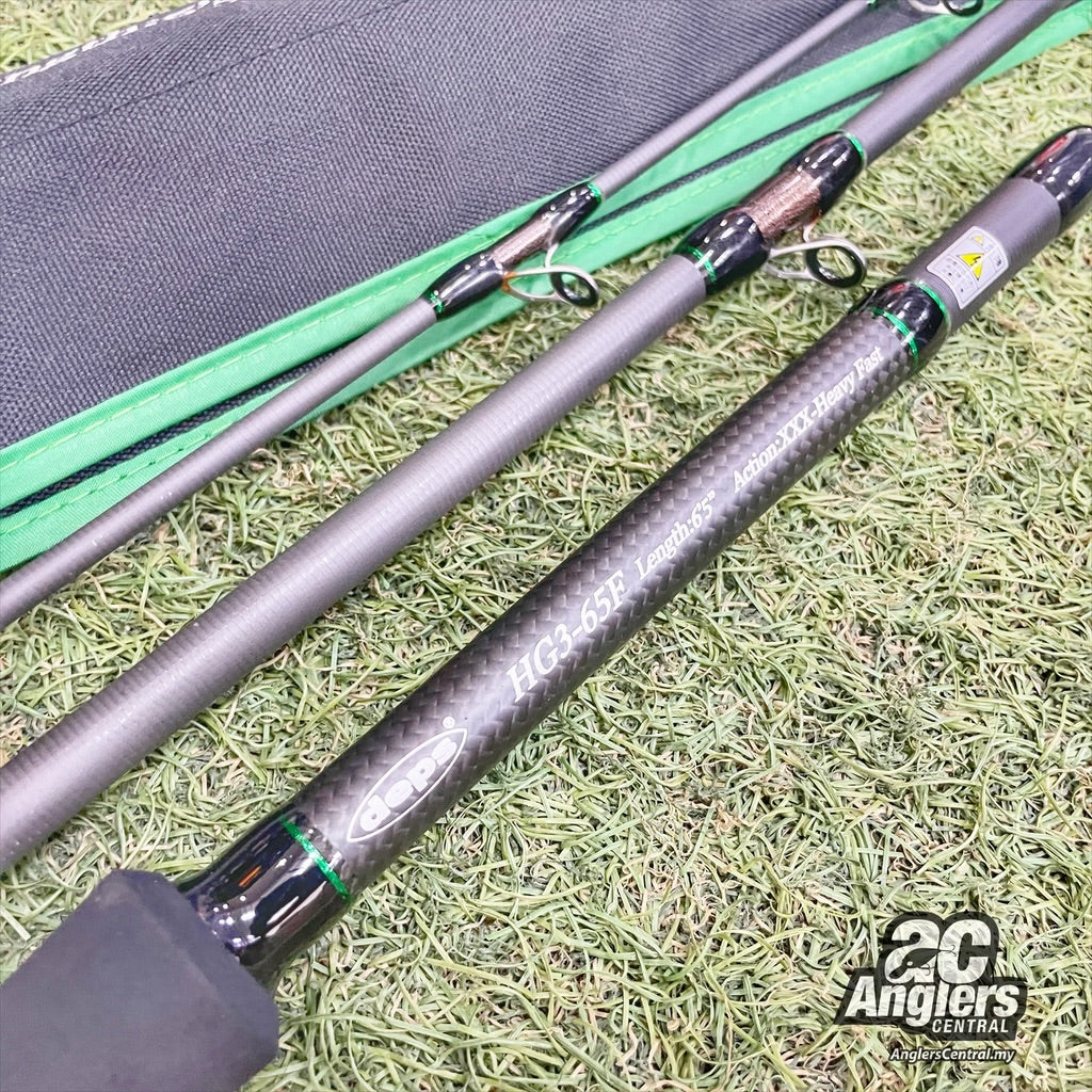 Huge Custom Genoma HG3-65F (3pc) (USED, 9/10) with rod bag/sleeve