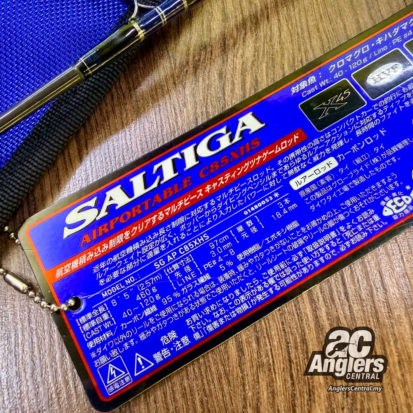 2015 Saltiga Air Portable C85XHS (USED, like new) with rod bag/sleeve