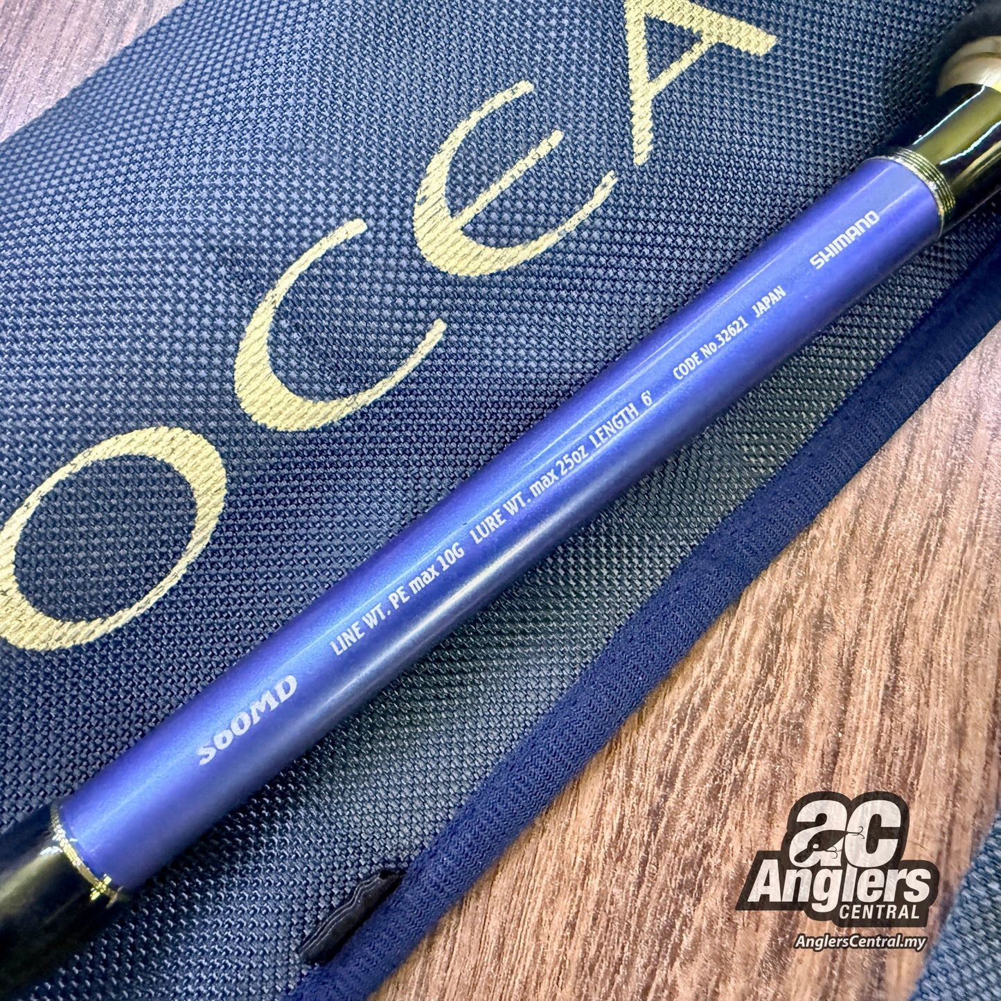 Ocea Blue Rose S60MD (USED, 9.5/10) with rod bag/sleeve