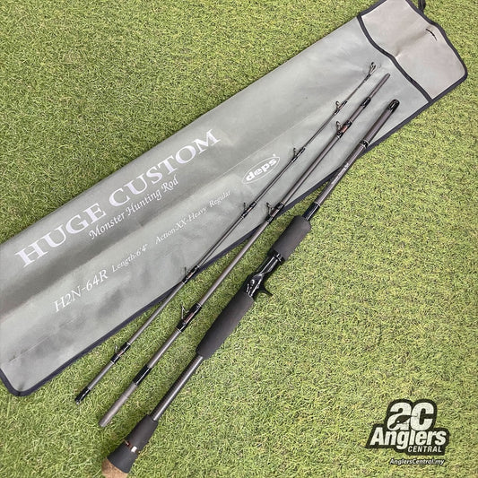 Huge Custom H2N-64R XX Heavy (USED, 9/10) with rod sleeve/bag
