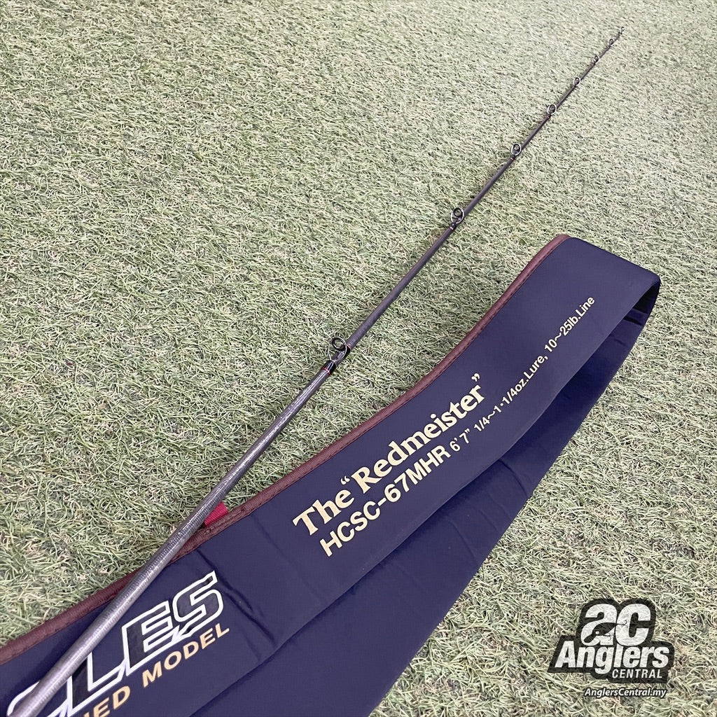 Heracles The Redmeister HCSC-67MHR 10-25lb (USED, 9/10) with rod sleeve/bag