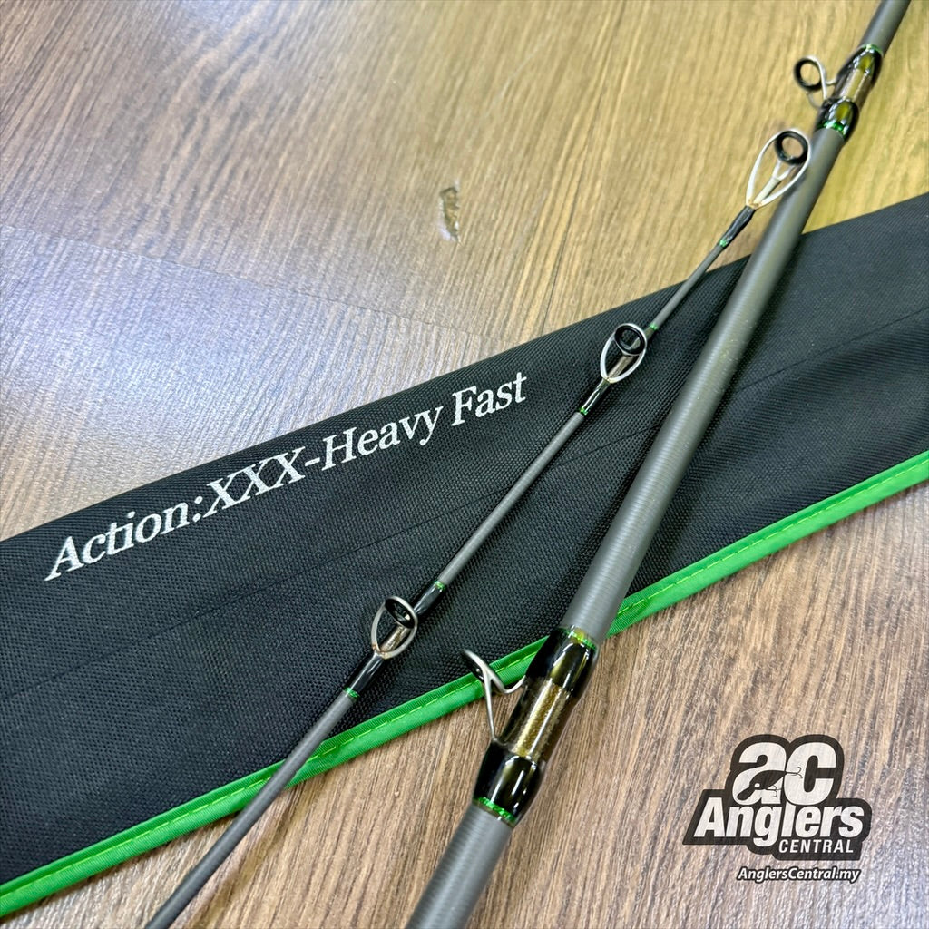 Huge Custom Genoma HG3-65F (3pc) (USED, 9/10) with rod bag/sleeve