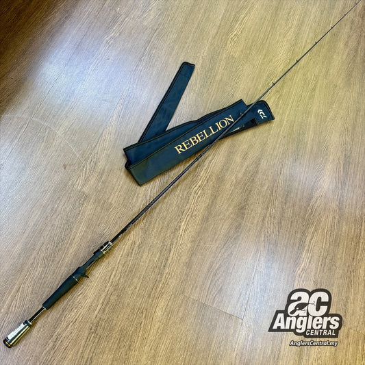 20 Rebellion 631MLFB 6-14lb (USED, like new) with rod bag/sleeve
