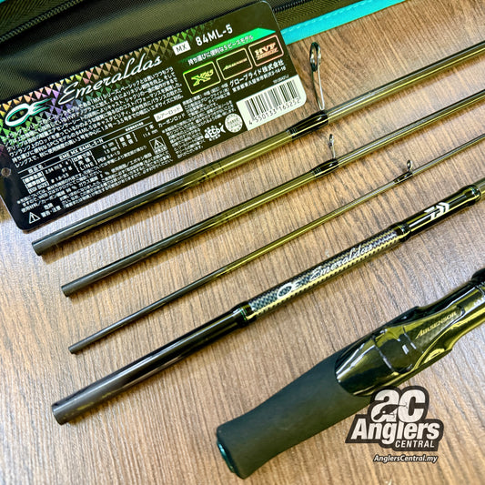 Emeraldas MX 84ML-5-N (USED, 9.9/10) with rod semi hard case