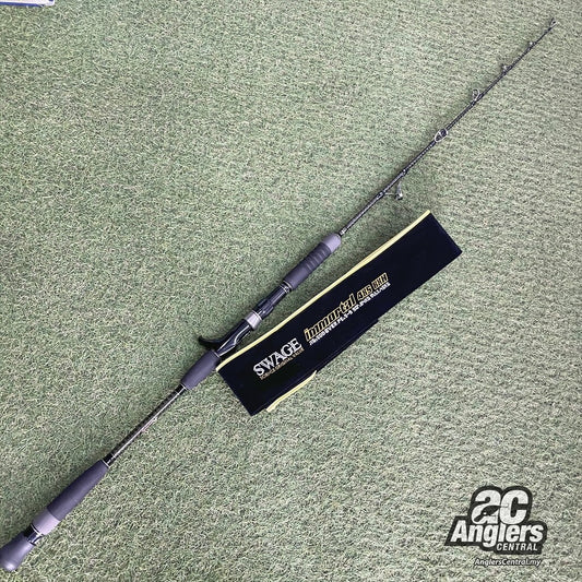 Immortal 485 BXH PE5-9 Spiral Custom (USED, 9/10) with rod bag/sleeve