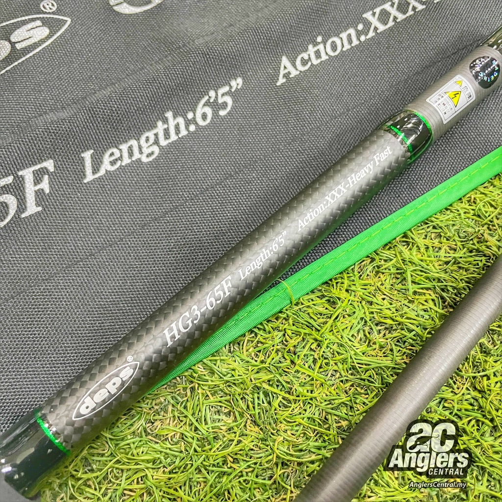 Huge Custom Genoma HG3-65F (3pc) (USED, 9.5/10) with rod bag/sleeve
