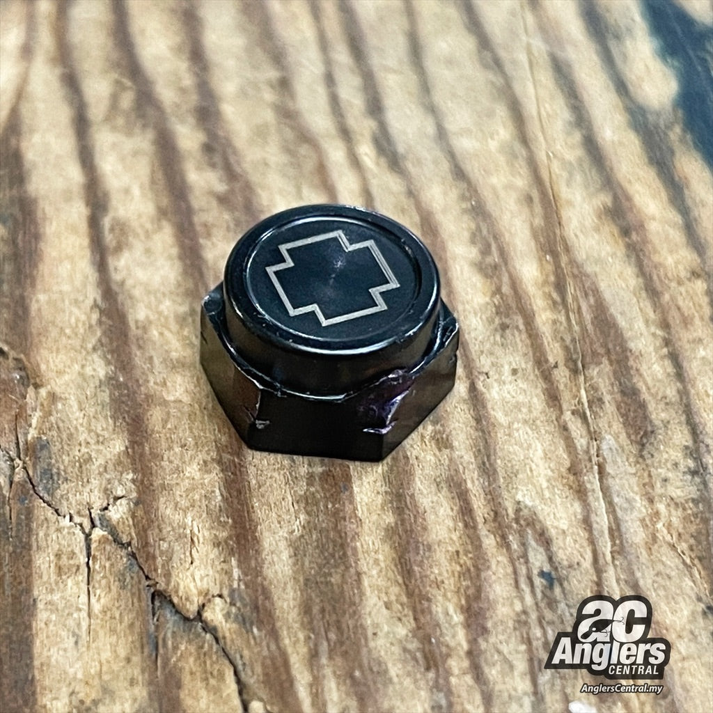 Handle Lock Nut (USED, M8L, Black aluminum)