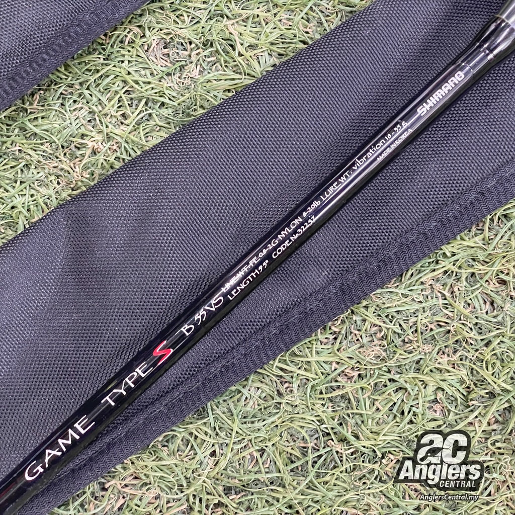 Game Type S B55VS 8-20lb (USED, 9/10) with rod bag/sleeve