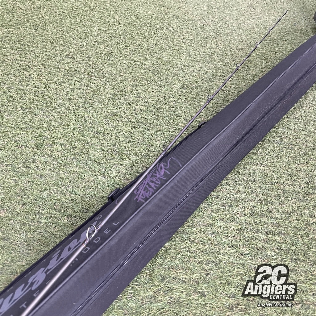 2014 Destroyer Evoluzion F4.1/2-610ti Elseil 8-20lb (USED, 9/10) with rod bag/case