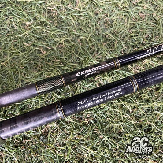 Tukato TJC762-2 PE2 Long Fall Jigging (USED, 7/10) with rod bag/sleeve