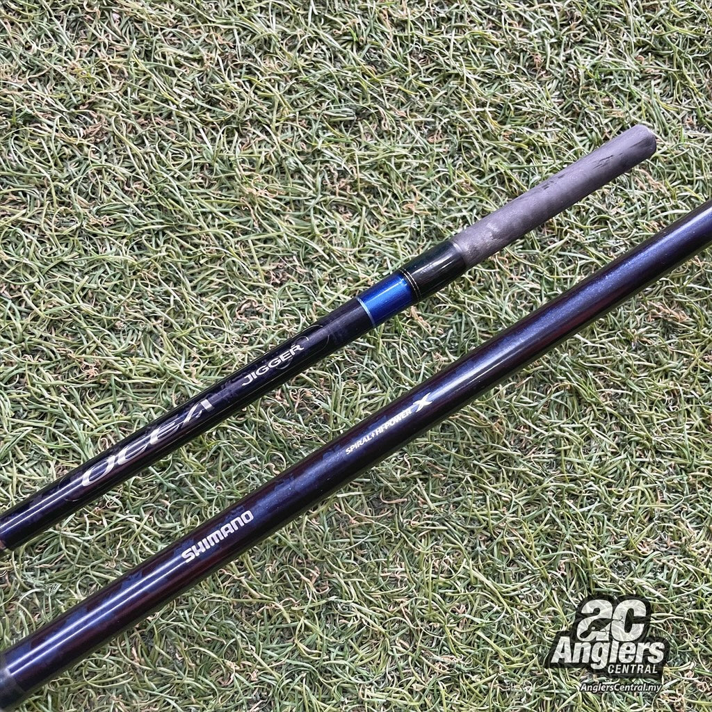ocea jigger rod shimano Ocea Jigger Infinity B803 PE2.5 (USED, 8/10) with rod bag/sleeve – Anglers Central