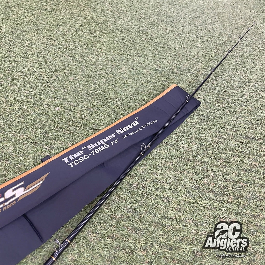 Tactics The "Super Nova" TCSC-70MG 10-20lb (USED, 9/10) with rod sleeve/bag