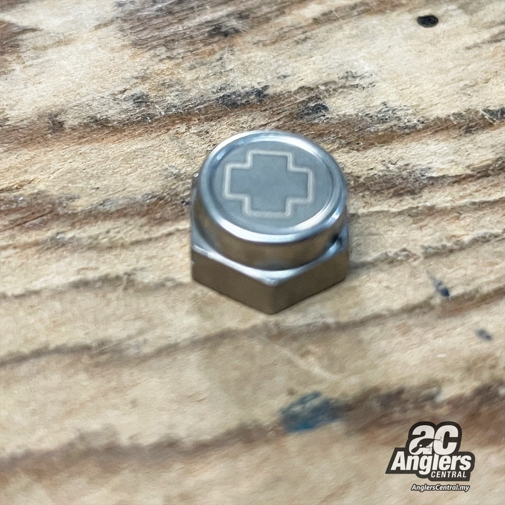 Handle Lock Nut (USED, M8R, stainless steel)