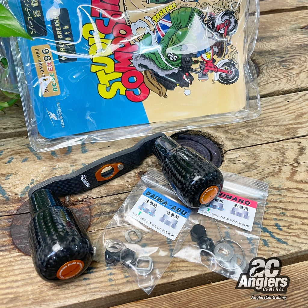 RC-SC EX 96 World Breaker Carbon Handles/Knobs (Gold) *NOS