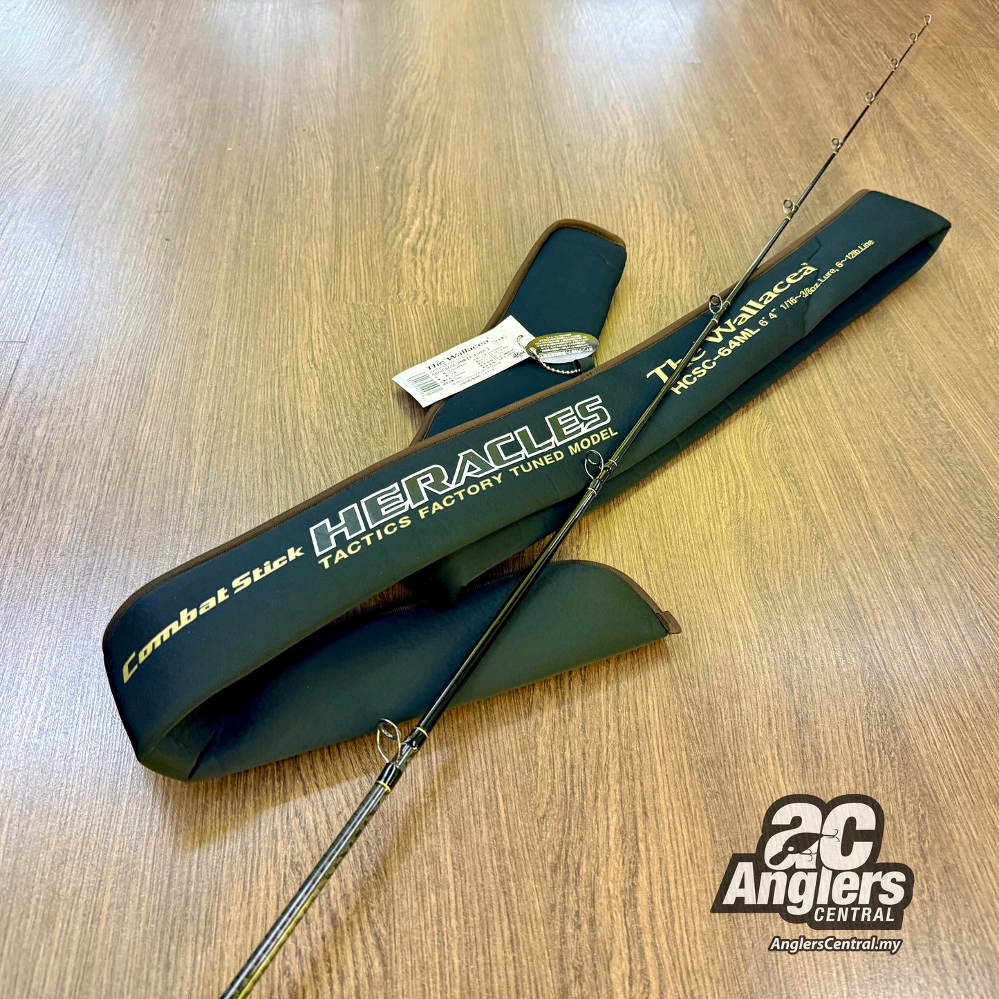 Heracles The Wallacea HCSC-64ML 6-12lb (USED, 9.5/10) with rod sleeve/bag