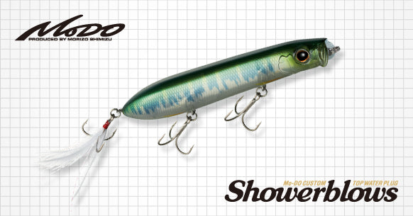 Leurre De Surface Evergreen Shower Blows Shorty 105mm 16.3g - Occasion Japon