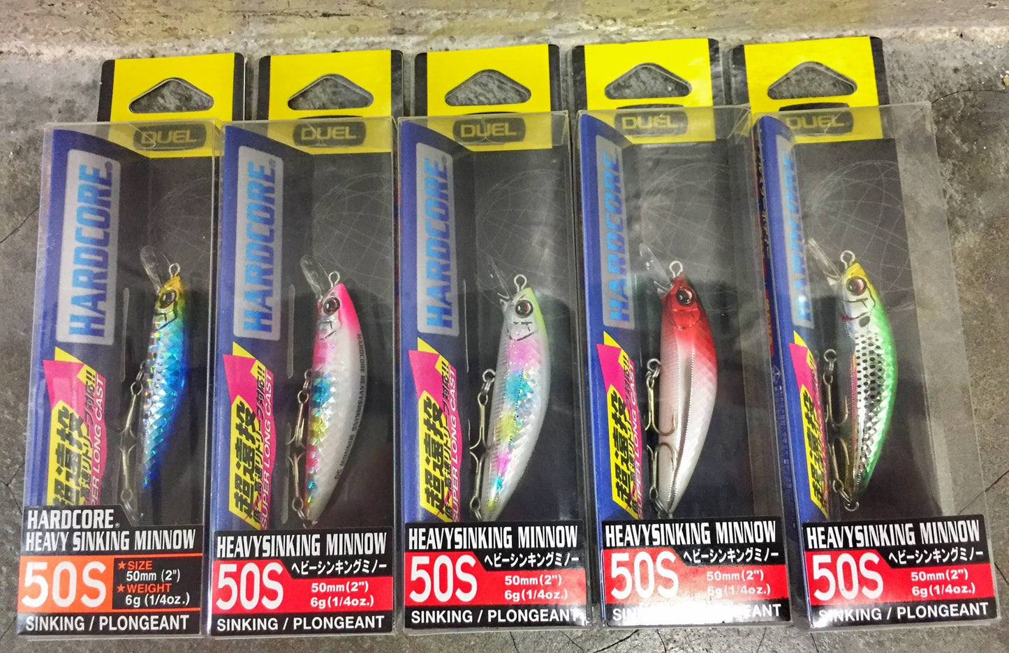 F1050 Hardcore Heavy Sinking Minnow (S) 50mm