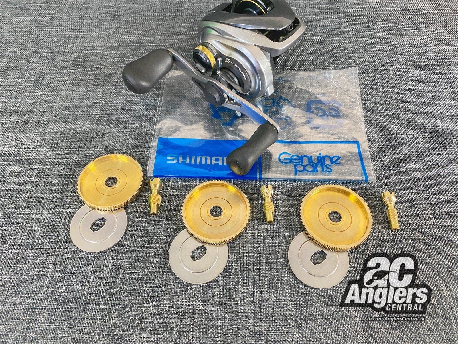 HD brass alloy gear set (2013/15/16 Metanium) Anglers Central HD brass alloy gear set (2013/15/16 Metanium) Anglers Central