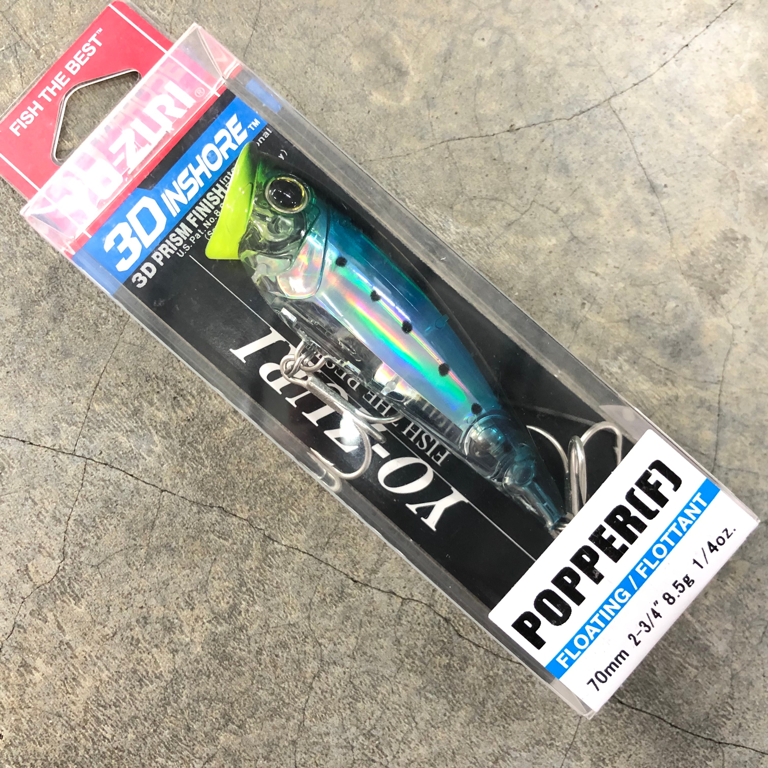Leurre De Surface Yo-Zuri 3D Inshore Popper - 12Cm | Pacific Pêche Leurre De Surface Yo-Zuri 3D Inshore Popper - 12Cm | Pacific Pêche