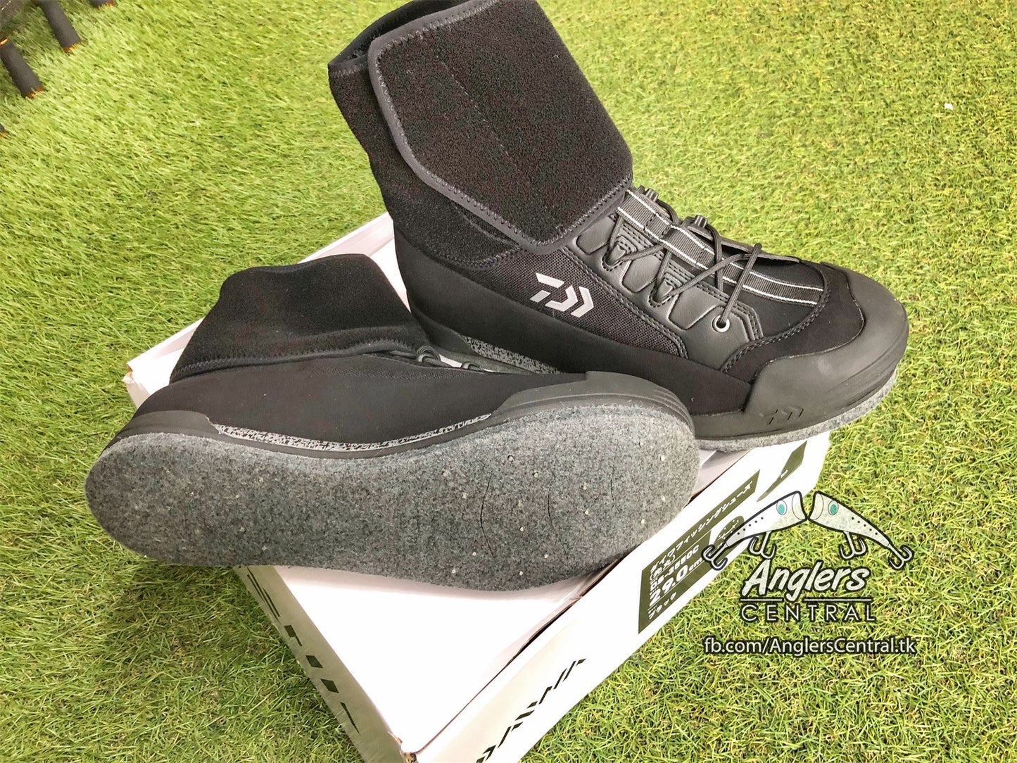 DS-2550C - Black 29cm Felt Pin Shoes