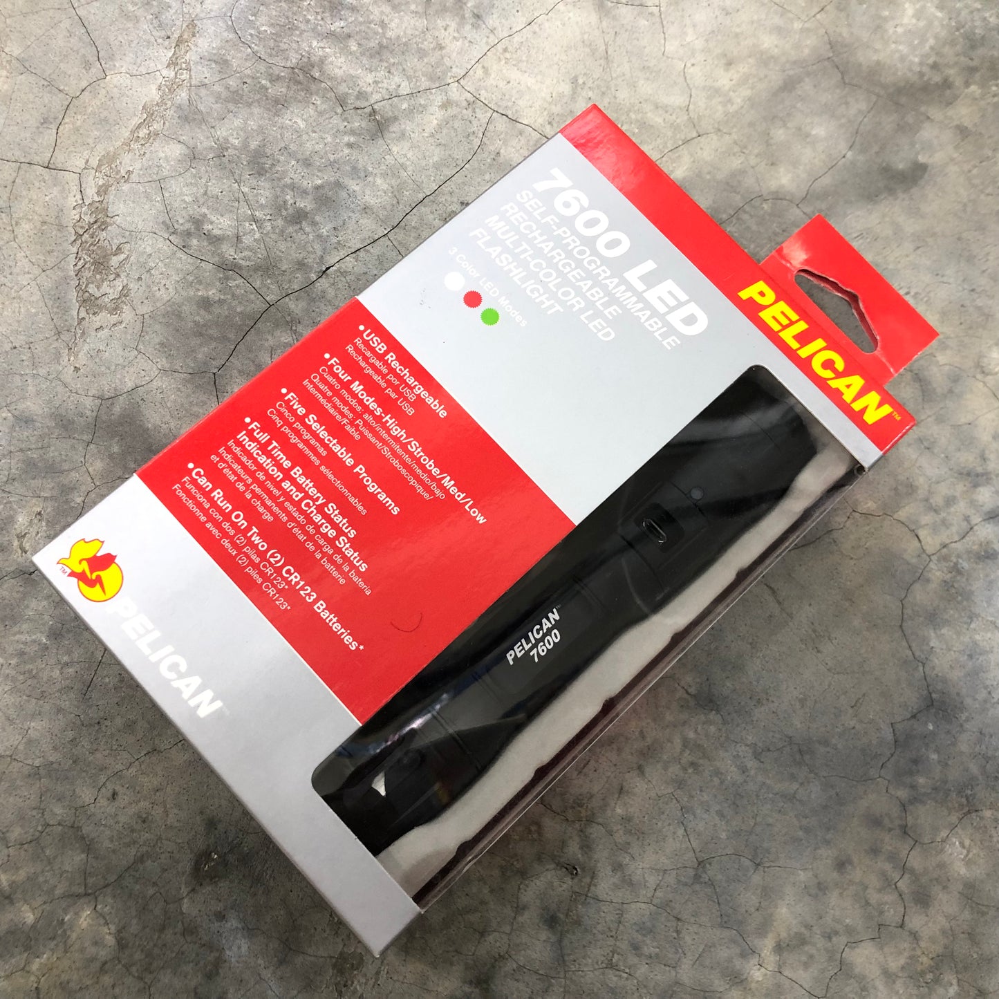 7600 3 Color Led Rechargeable